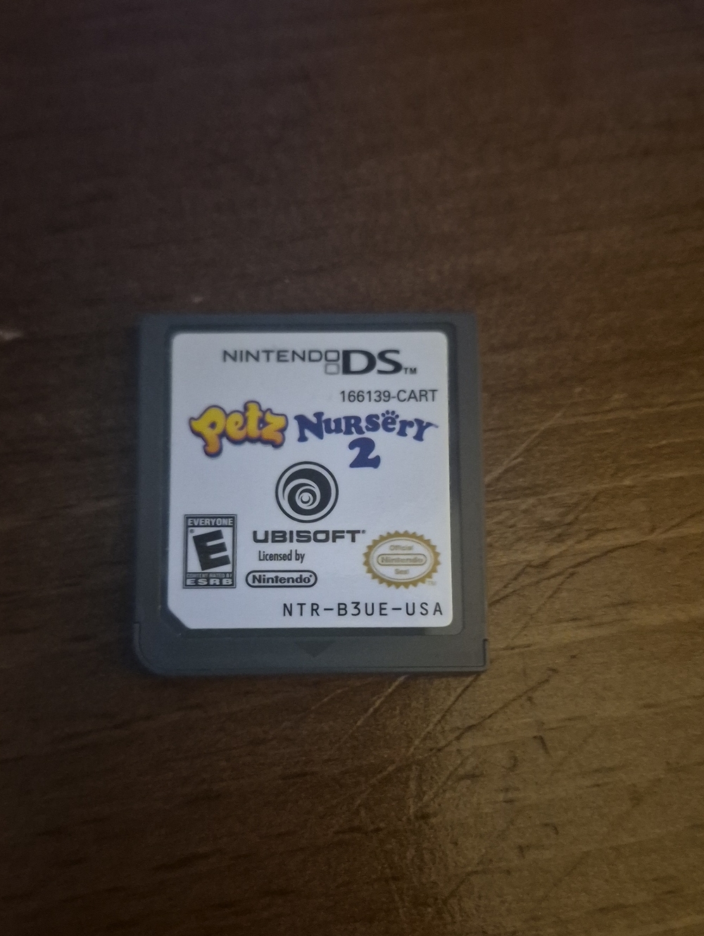 Nintendo DS Petz Nursery 2 Cartridge - Gray & White Label